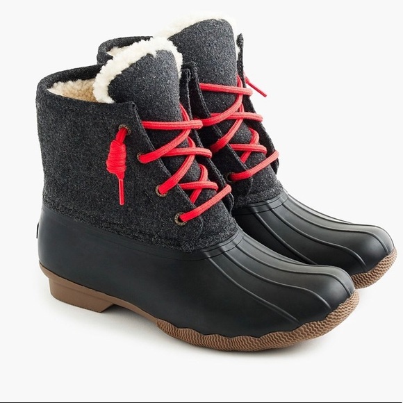 sperry flannel boots